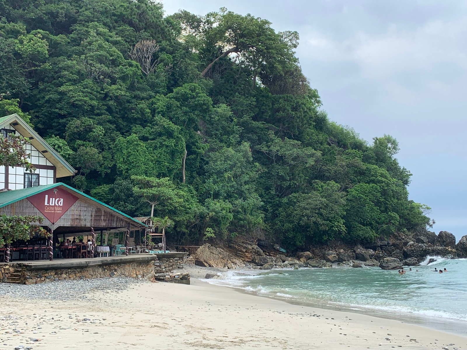 Restaurant beach Mindoro