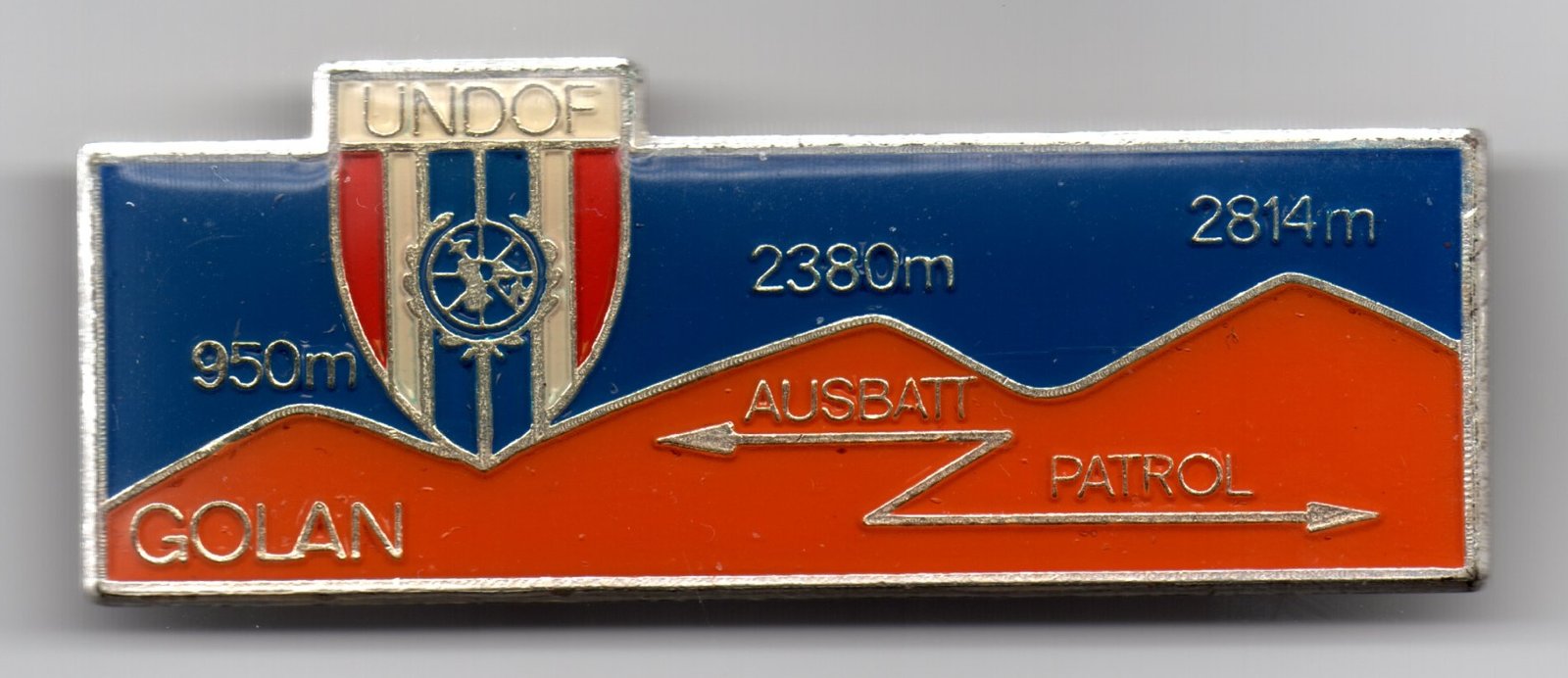 badge awarded to me by the Austrians (AUSBATT)