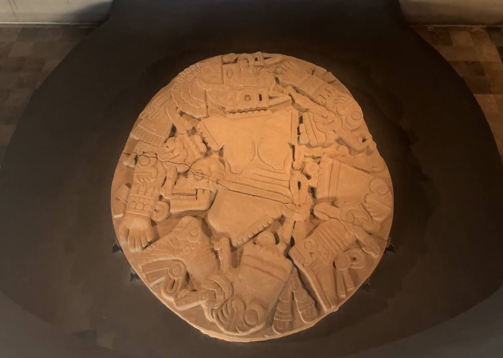 The Coyolxauhqui Monolith, unearthed in downtown Mexico City in 1978, which lead to the discovery of Templo Mayor.