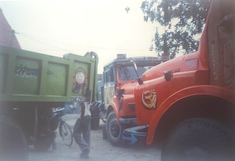 Traffic ground to a halt in Agra, India.