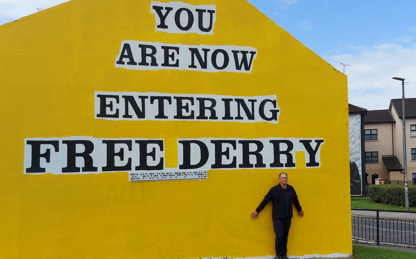 Free Derry Corner, Bogside District, Derry, Northern Ireland.
