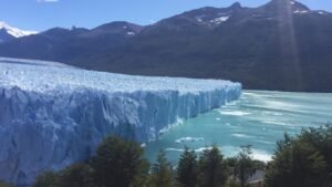 Giant glacier and lake in Los Glaciares National Park, Argentina