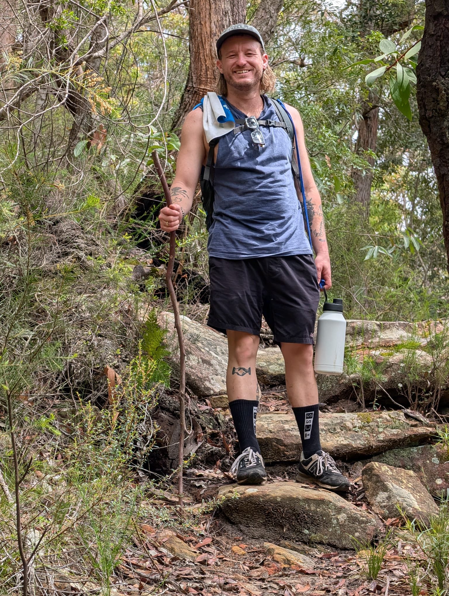 Jono Lewis on the Great North Walk.