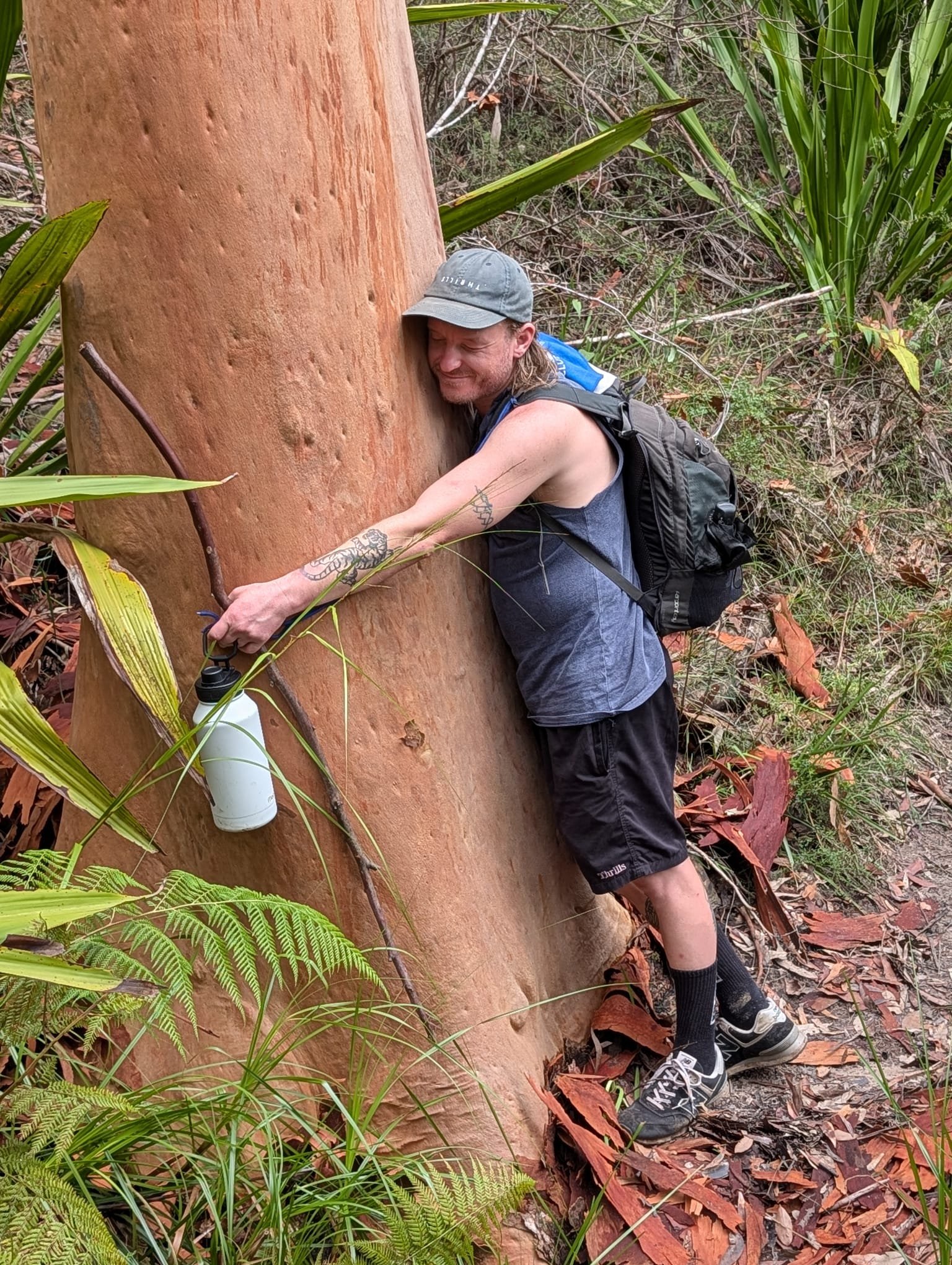 Jono Lewis on the Great North Walk.