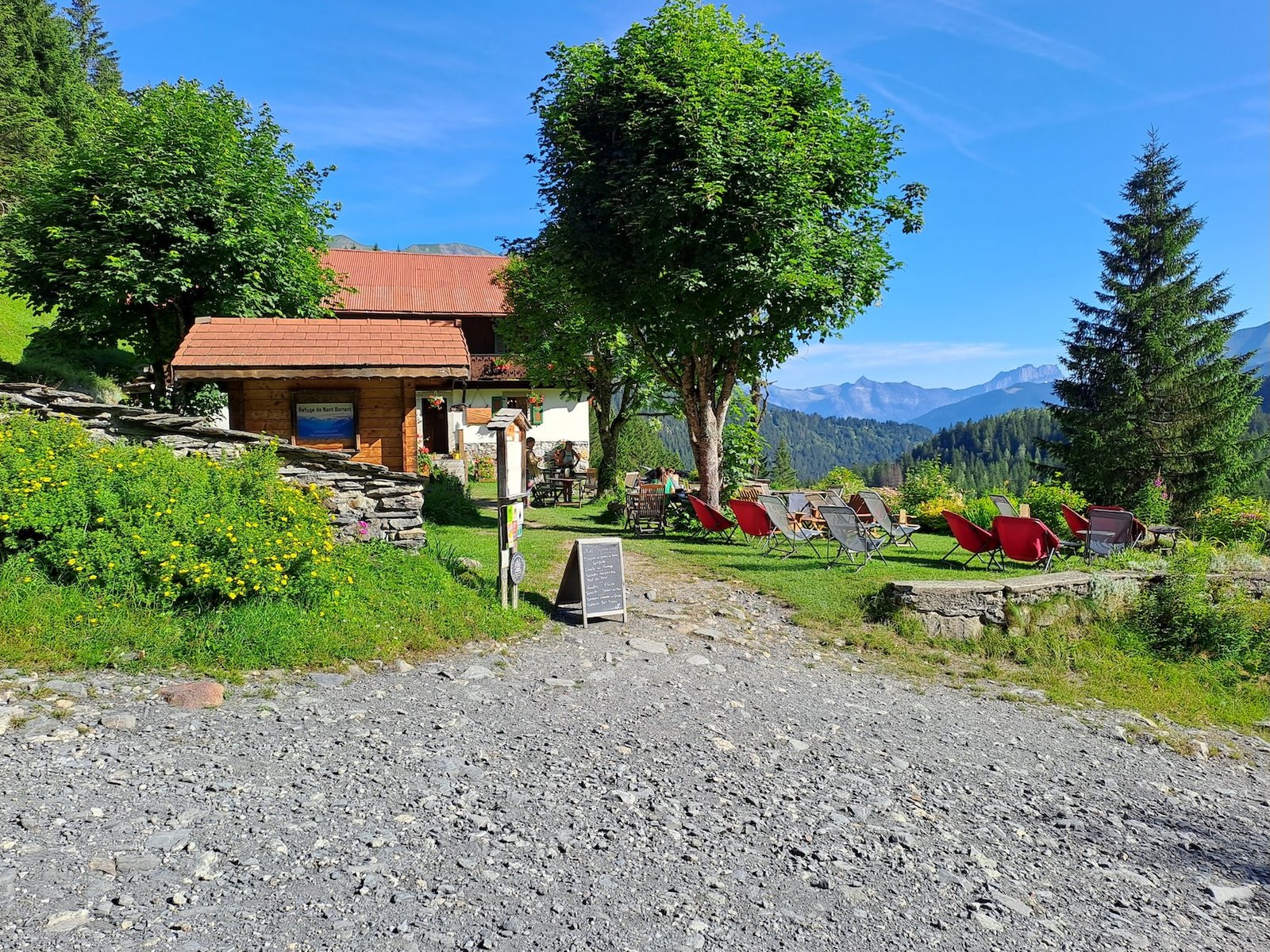 Chapel d Notre Dame de la Gorge, on the Tour du Mont Blanc walk, France.
