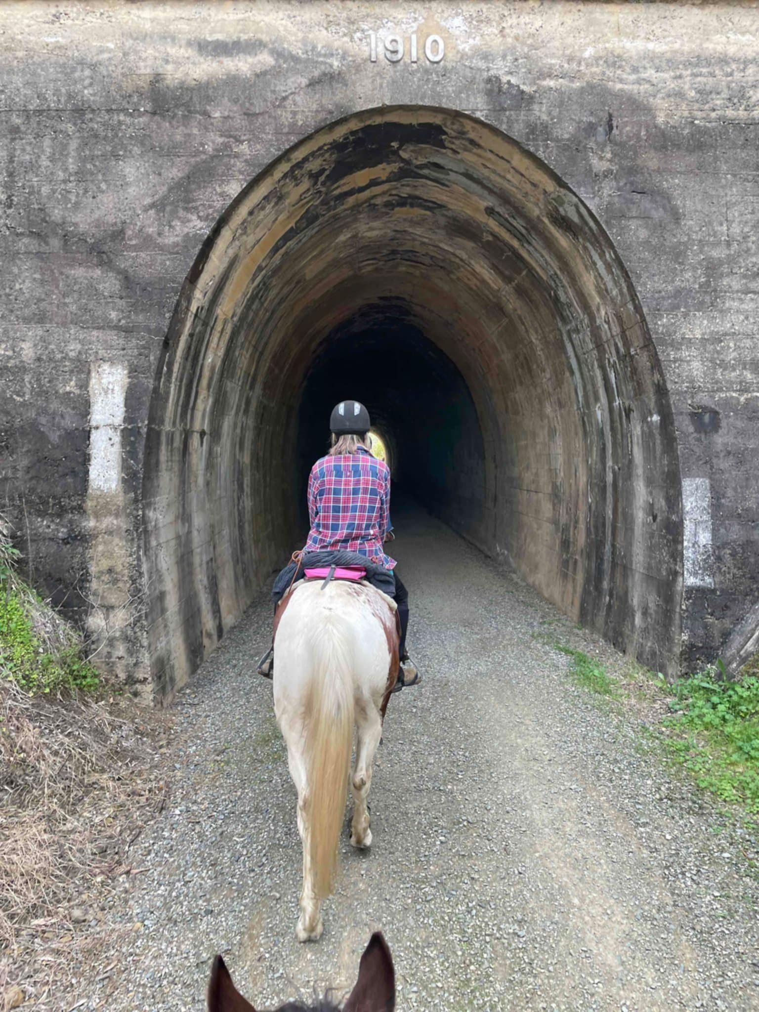 Old rail tunnel on the Brisbane Valley Rail Trail.