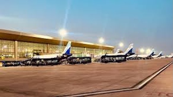 Lucknow Airport from Daniel's seat