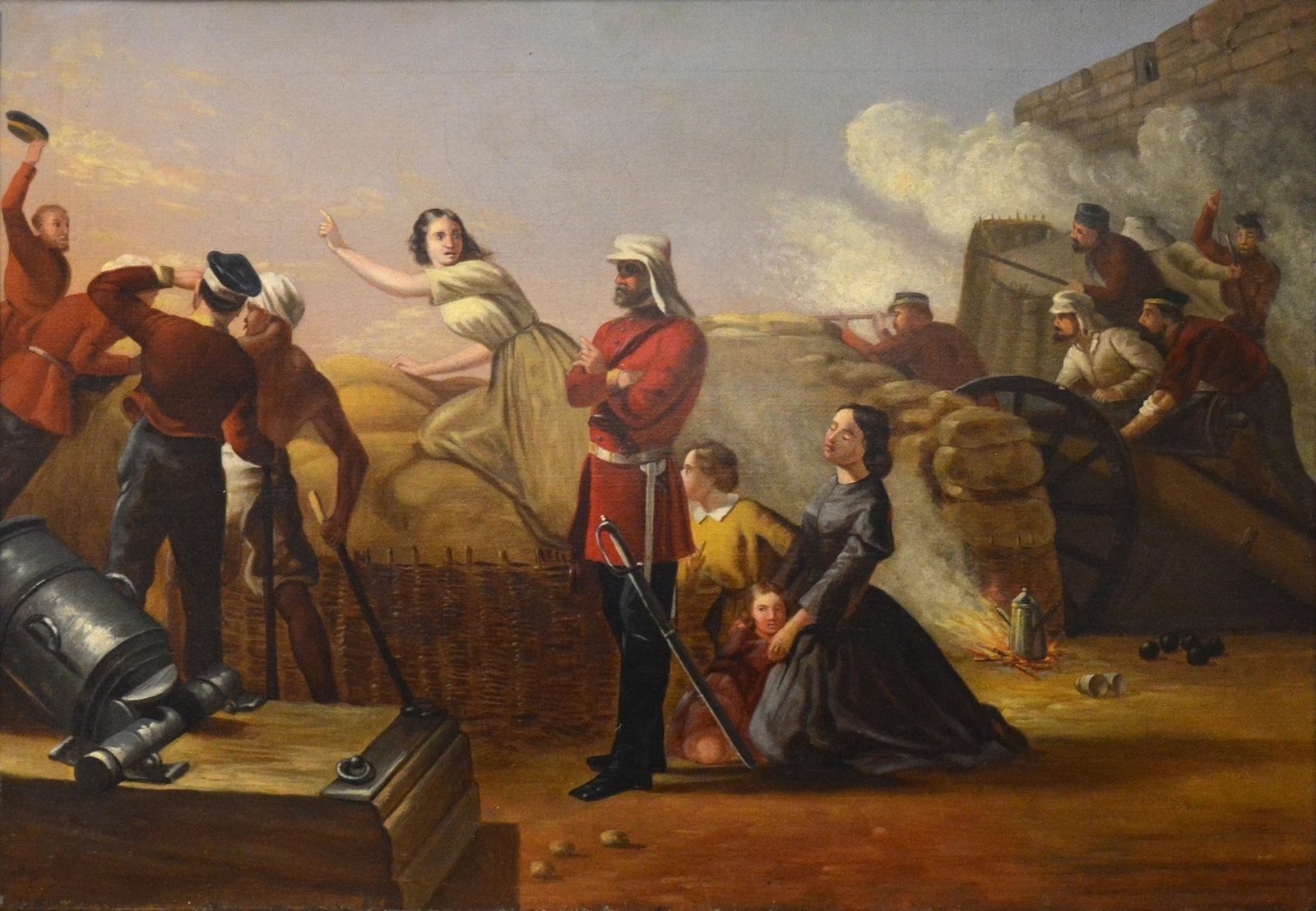 According to legend, during the 87-day siege of the British Residency, a Scottish woman named Jessie Brown (sometimes called "Highland Jessie") was among the trapped civilians. Exhausted and delirious, she claimed to hear the sound of bagpipes of the 78th Highlanders coming to relieve them long before anyone else could hear them.