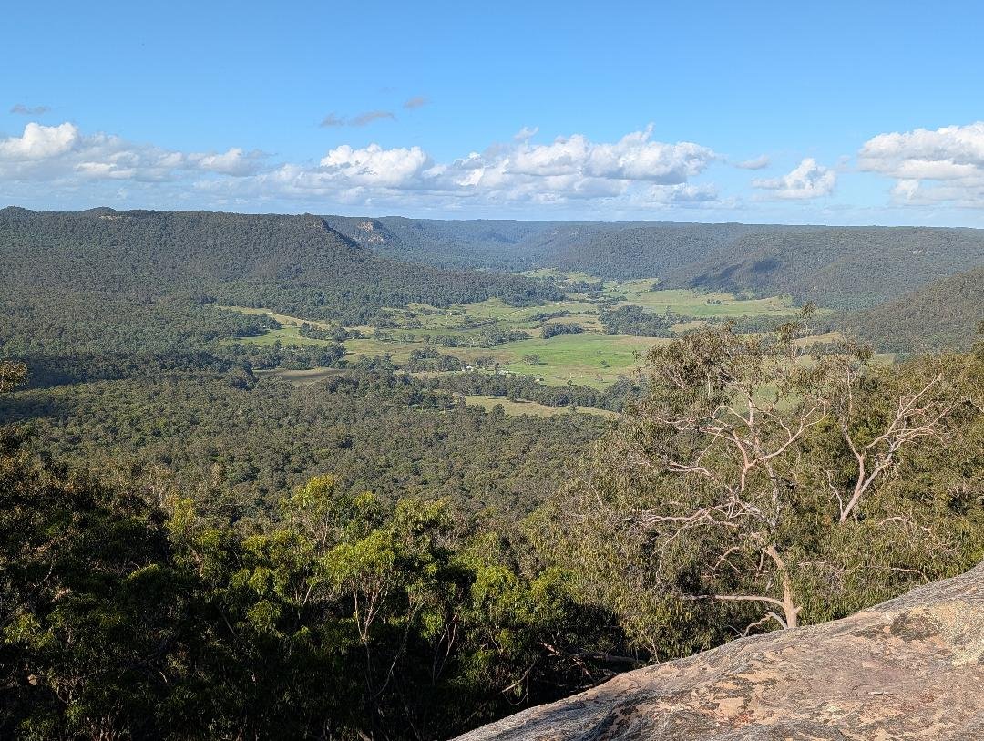 View from Flat Rock Lookout on the Great North Walk, Central Coast of NSW.
