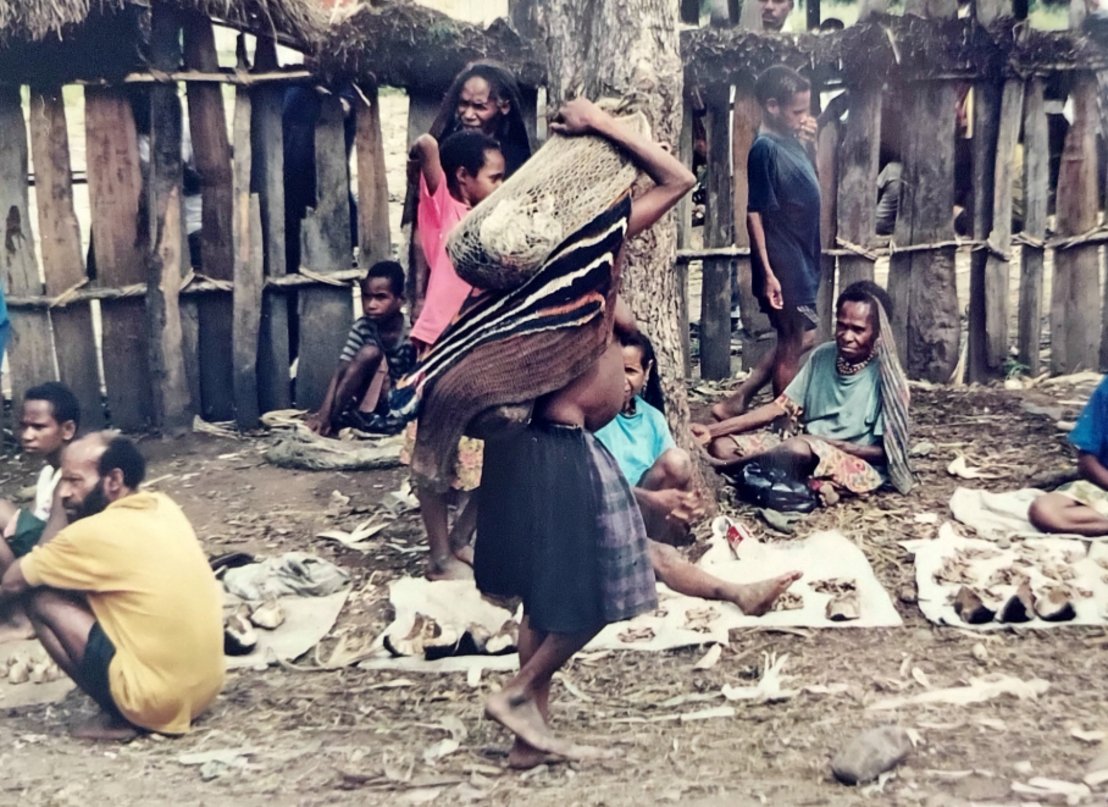 Marketplace, Wamena, Irian Jaya, 1990s.