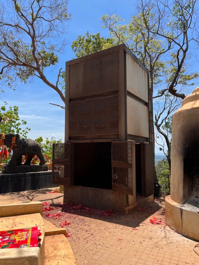 The kiln for setting off fireworks on Thao Maha Phrom Hill near Hat Yai, Thailand.