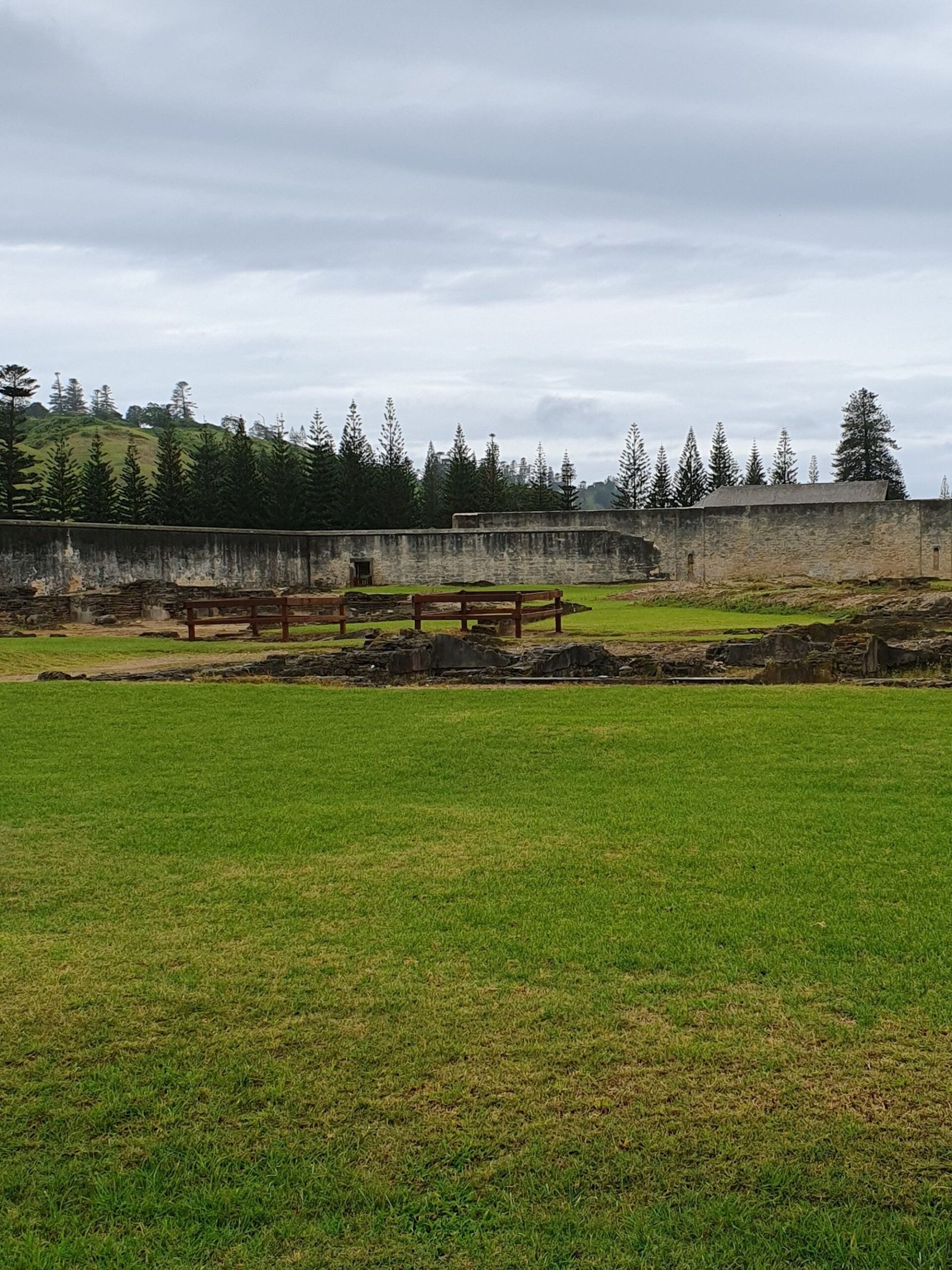 Kingston penal settlement on Norfolk Island.