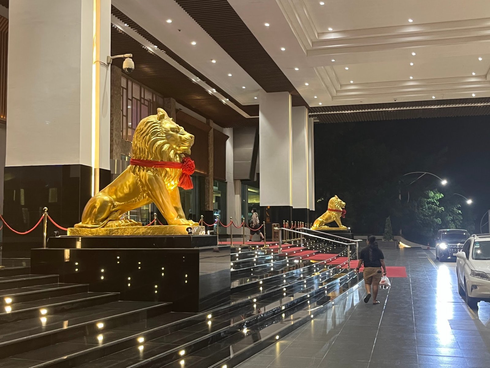 Entrance to the Galaxy Casino in Poipet, Cambodia.