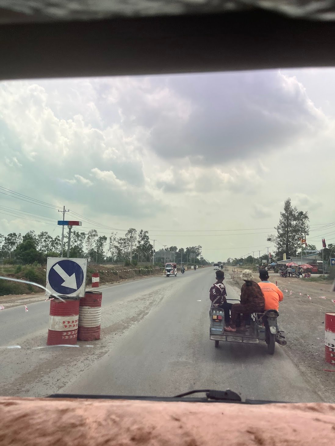 Route 6 near Poipet, Cambodia, May 2026.