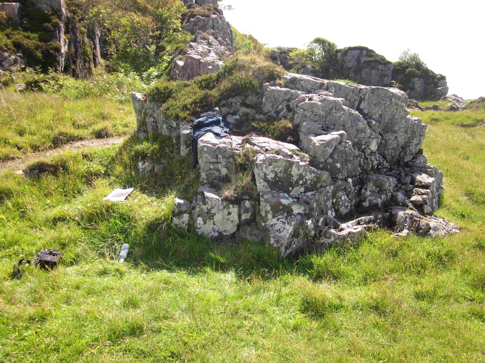 The 'Knopfler Rock' near Camusdarach Beach, Scotland.